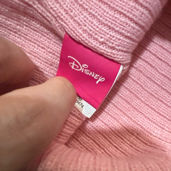 Disney Minnie Mouse Pink Pom Beanie Hat OSFM One Size Acrylic Winter NWT-Style - Picture 5 of 5
